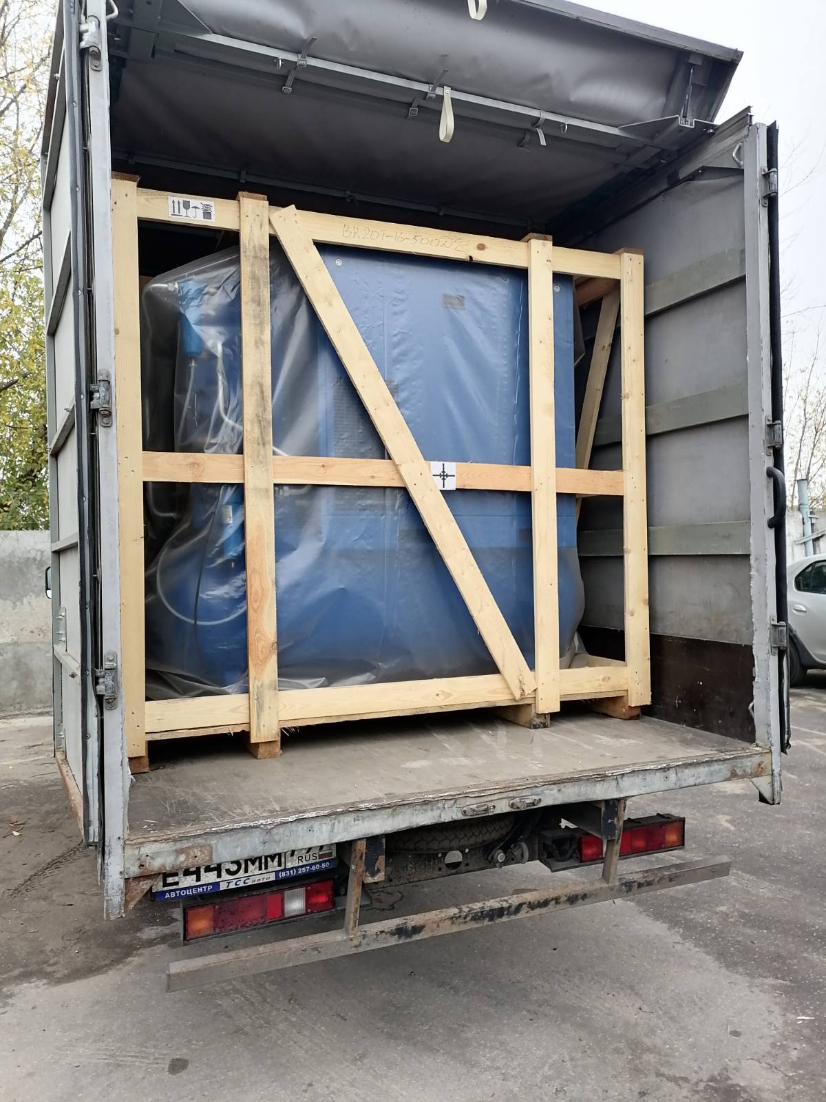 Отгрузка винтового компрессора Remeza ВК20Т-16-500Д2 в г. Нижний Новгород