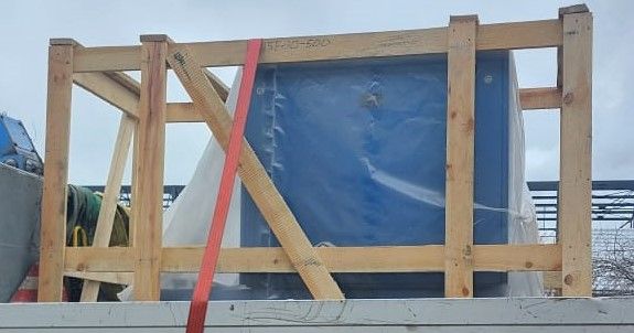 Отгрузка винтового компрессора Remeza ВК15Е-10-500 в г. Новосибирск