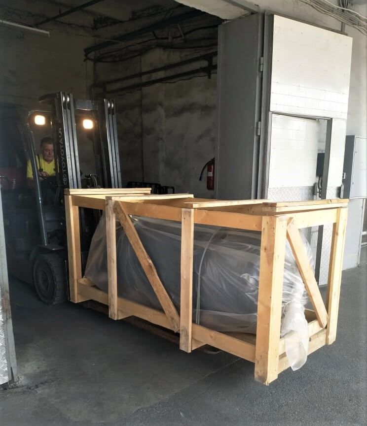 Отгрузка ресивера РВ 500.11.00 для завода по производству тары