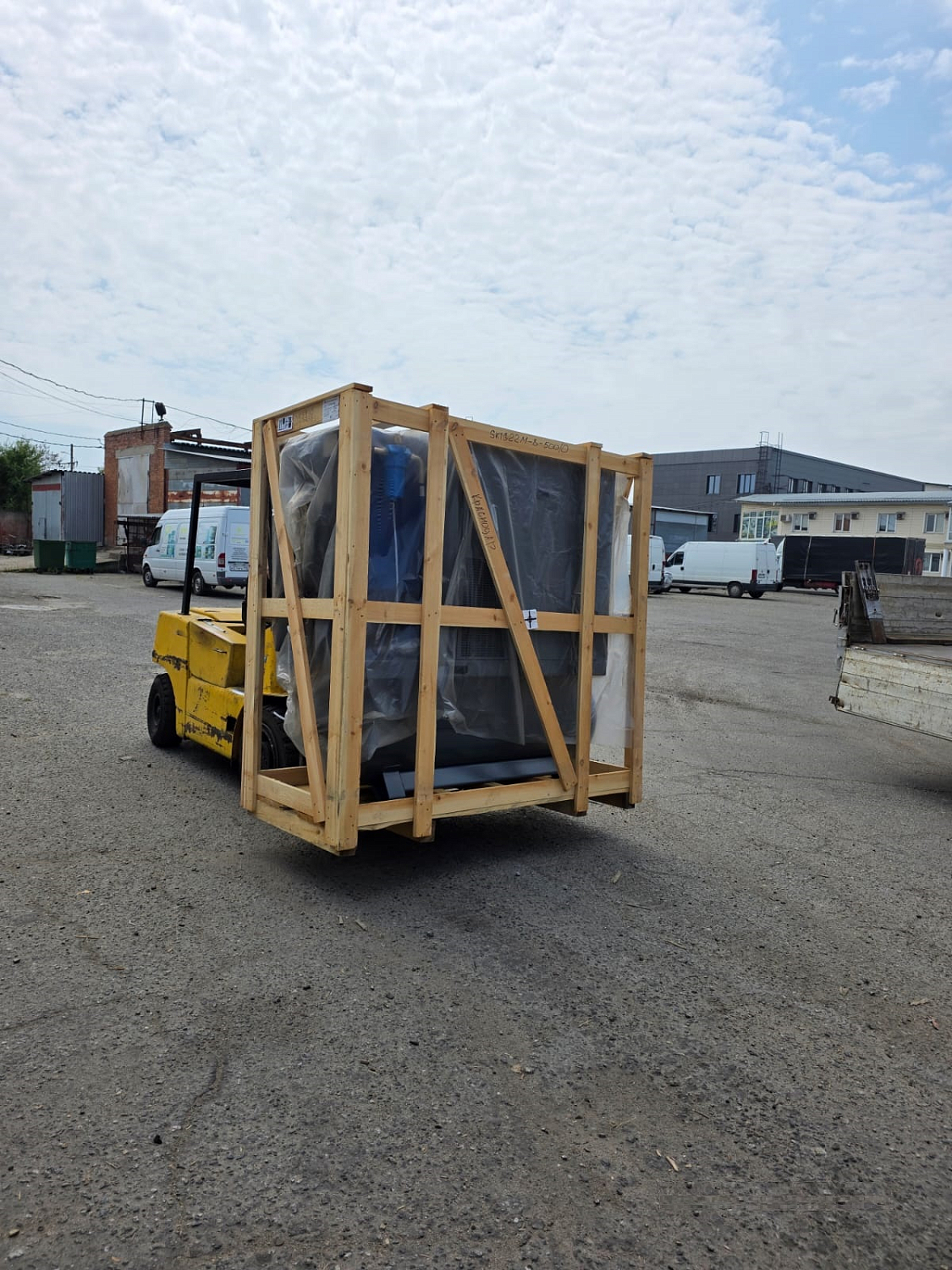 Отгрузка винтового компрессора Zammer SKTG22M-8-500/O в г. Краснодар